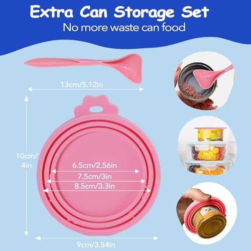2-3lb Dog Food Storage Containers, Cat Food Container for 2-3 lbs, Dog food storage Airtight Storage with Measuring Cup, Can Lid and Can Scoop - size: Small