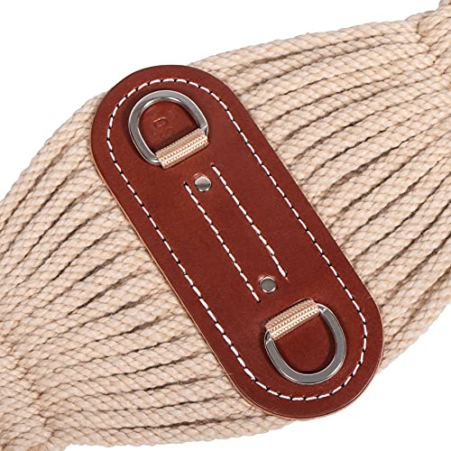 Billy Royal Western Horse Cinch | Non-Irritating Strings | Saddle Comfort and Stability | Stainless Steel | Durable & Soft/Natural - size: 28", style: Mohair Roper