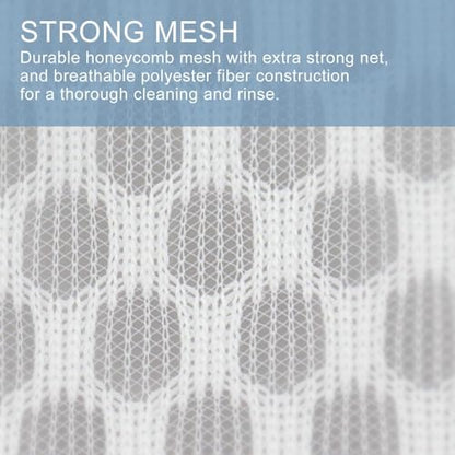 Mesh Laundry Bags for Delicates,Durable Zipper Wash Bags for Delicates, Lingerie, Bras, Underwear, Baby Clothes - Protect Garments in Washing Machine, 5-Piece Set (3 sizes)