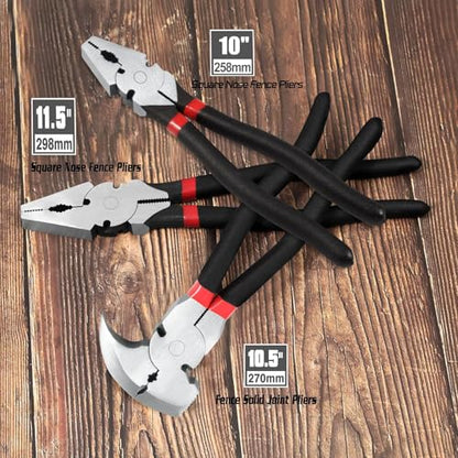 SPEEDWOX 10.5 Inch Fencing Pliers Staple Puller Fence Solid Joint Pliers Fence Pliers Fencing Pliers Fence Tool Pliers Heavy Duty Fence Pliers Multi Purpose Fence Tool Fencing Pliers with Hammer Head - style: Fencing Pliers Staple Puller