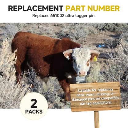 651002 Ultra Tagger Pins Compatible with Y-Tex Applicator, 2-Pack