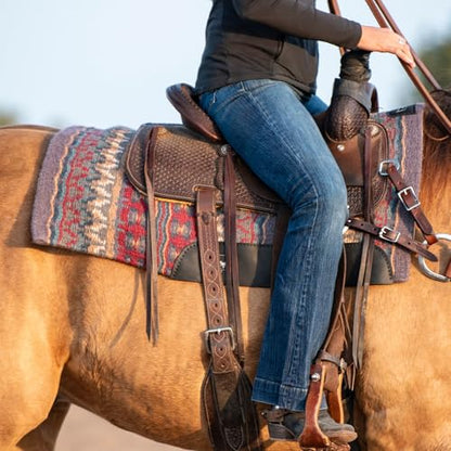 Classic Equine ESP Contour Blanket Top Pad, 3/4-inch, Slate-Fawn, 34 x 38