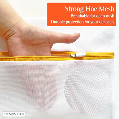 3 Pack Mesh Laundry Bags for Daily Essentials 16inx20in LAUNDRY CLUB® - size: 16 x 20 inches