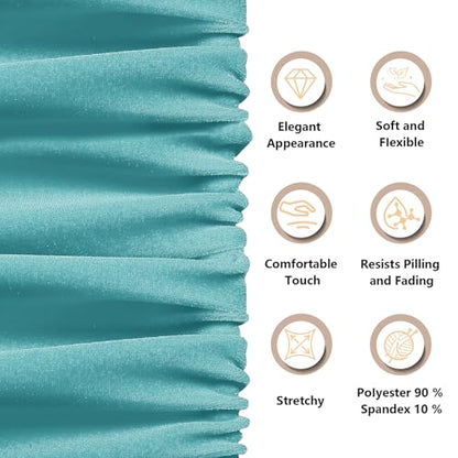 KKJIAF 2 Yard Aqua Sky Stretch Velvet Fabric 60" Wide for DIY Crafts - color: Aqua Sky, size: 2 Yard