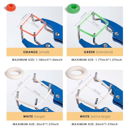 Livestock Castration Bander with 4 Sizes of Castrator Rings
