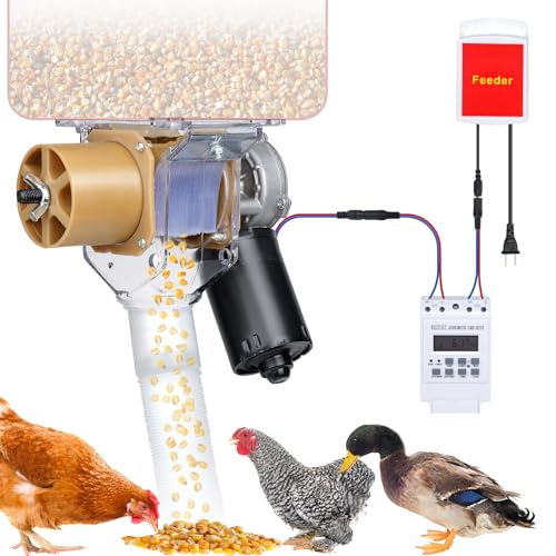 Timed Automatic Chicken Feeder 16 Groups of Timer & Quantitative