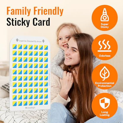 Mosalogic Sticky Card Refills Replacement Glue Cards,Fly Insect Trap 10pack - color: White, size: 10 Refills