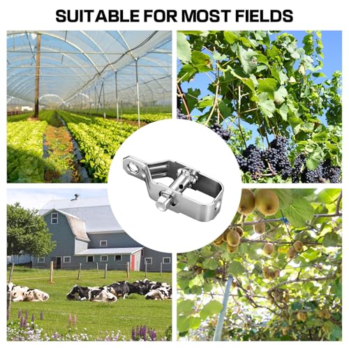 Wire Tensioner, All-Steel Wire Tightener, Heavy Duty Fence Tensioner-14PCS | Sturdy Metal Rope Tightener, Durable Fence Wire Tensioner Tool for Farm, Orchard, Outdoor Fencing and Cable Fastening - size: 4Inch/100MM