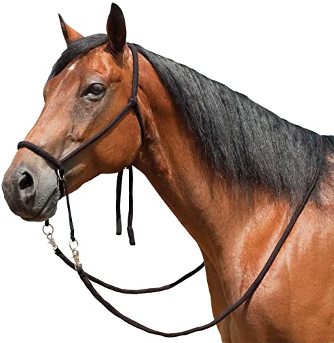 Mustang Nylon Bitless Bridle w/Reins