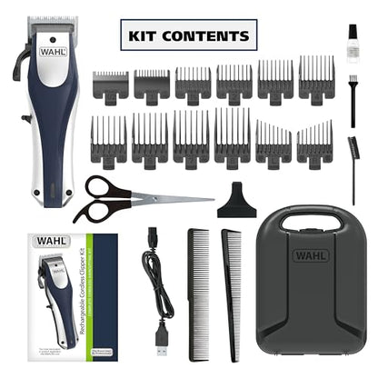 Wahl Lithium Ion Pro Rechargeable Cordless Hair Clippers for Home Haircuts