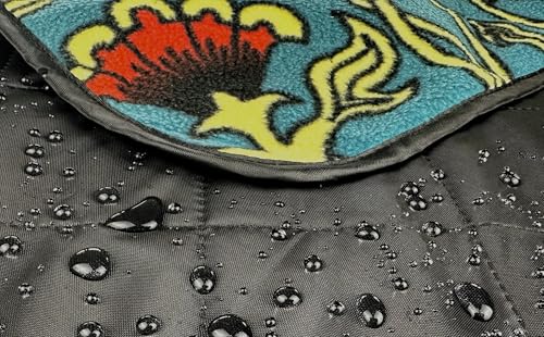 DOWN UNDER OUTDOORS Waterproof 350 GSM Fleece or Sherpa Stadium Blanket - color: Promise