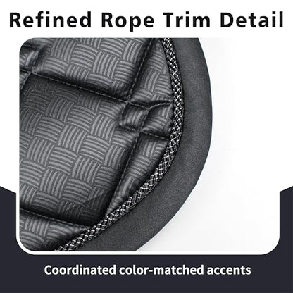 EQUINEWAVE Embossed All Purpose Saddle Pad - color: BLACK