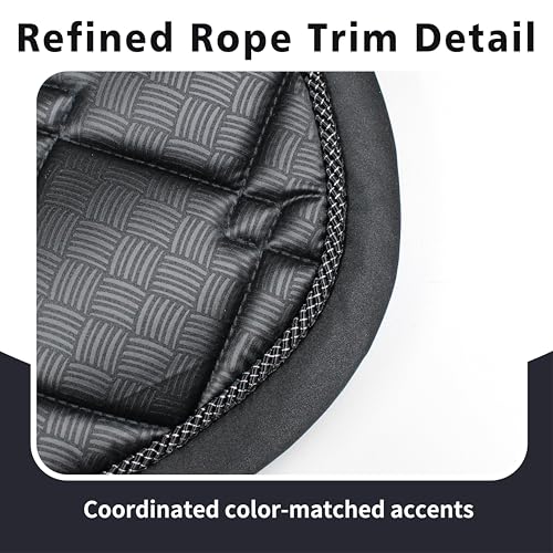 EQUINEWAVE Embossed All Purpose Saddle Pad - color: BLACK