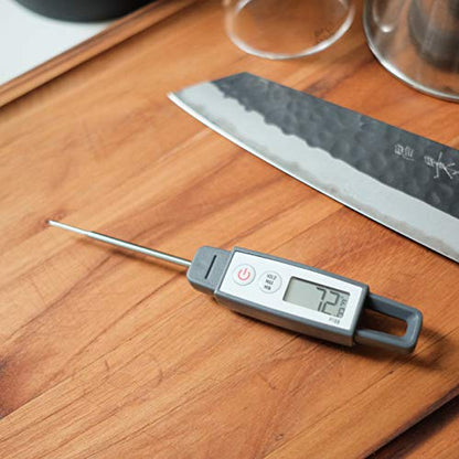 Lavatools PT09C Super-Quick Commercial Grade Digital Thermometer for Cooking, Meat, Candy, Candle, Liquid, Oil, 3" Compact Probe, Splash Proof, °C/°F Toggle, Hold Function - Sesame - color: Sesame, size: Compact