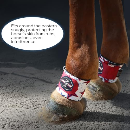 Harrison Howard Pastern Wraps for Horse Sold in Pairs Star - color: Star