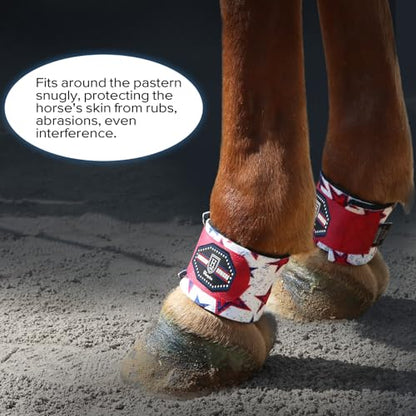 Harrison Howard Pastern Wraps for Horse Sold in Pairs Star - color: Star