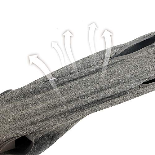 Dog Recovery Suit Abdominal Wound Puppy Surgical Clothes Post-Operative Vest Pet After Surgery Wear Substitute E-Collar & Cone(XL, Grey) - color: Grey, size: X-Large (Pack of 1)