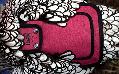 DOWN UNDER OUTDOORS Medium-Large Chicken Saddle Hen Apron Saver (Burgundy) - color: Burgundy