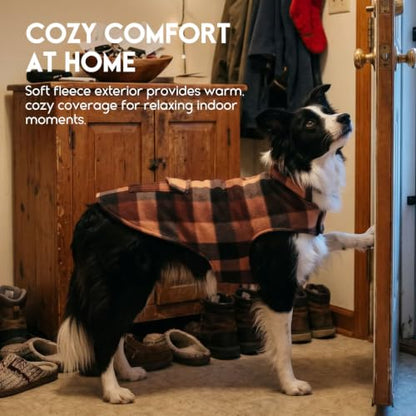 ASENKU Reversible Dog Winter Coat, Dog Jacket for Small Medium Large Dogs - color: Coffee, size: X-Small