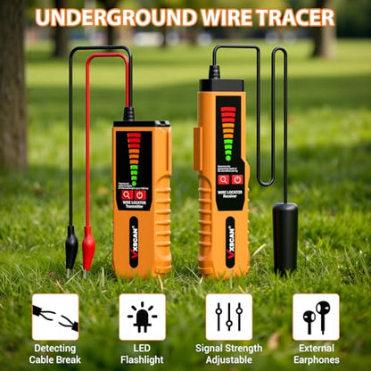 Underground Wire Locator, for Pet Fence & Cable Detection Irrigation Wires