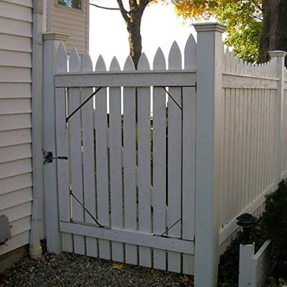 Anti Sag Gate Kit Heavy Duty No Sag Kit for Wooden Gate Fence with a Gate Latch - style: No Sag Kit A