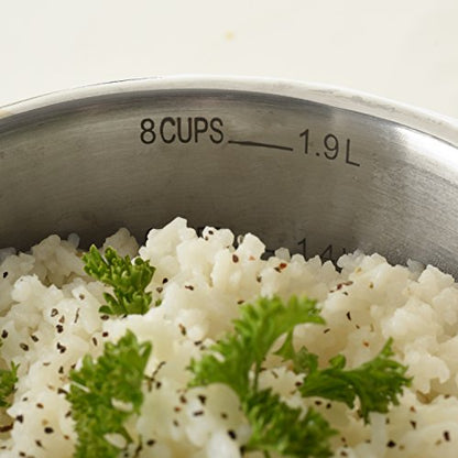 Norpro 8-Cup Stainless Steel Multi-Pot with Straining Lid