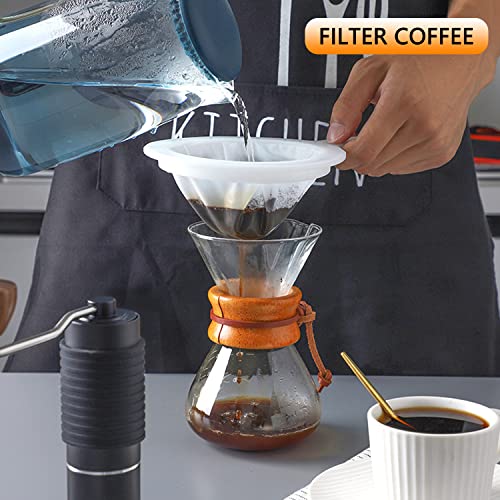 Kitchen Ultra-Fine Nylon Mesh Strainer 5.51 Inch (400 mesh) - size: 400 mesh