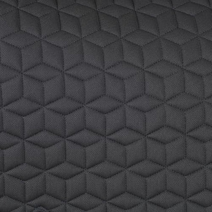 WeatherBeeta Suede Elite Air-Tec Jump Shaped Saddle Pad - color: Black, size: L