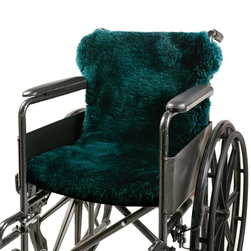 Natural Medical Sheepskin Pad, Non-Slip Back, Emerald, 24 x 36 in, 1 Pack - color: Emerald, size: 24x36 Inch (Pack of 1)