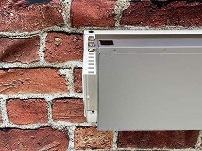 Kenuco 19 Inch Steel Vertical Rack and Wall Mountable Server Rack Mount (White-4U) - color: White-4U