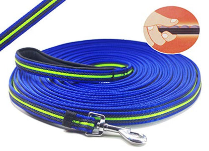 Long Dog Training Leash Dog Lead with Special Non-Slip Design and Padded Handle, 10/15/33/50 ft, for Any Size of Dogs - size: 50ft