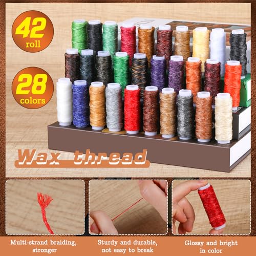 BUTUZE Sewing Kit, Leather Sewing Kit, Upholstery Repair Kit - size: 83 Pcs