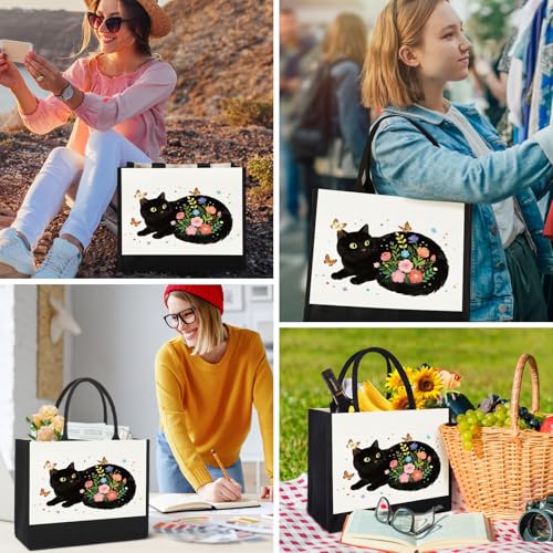 GevGuxLuo Tote Bag for Women Animal Lover Bag Gift for Women - color: Cats