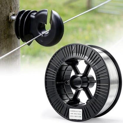 Gisafai 4000 ft 16 Gauge Aluminum Wire for Electric Fencing - size: 4000 ft 16 Gauge