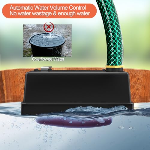 Water Trough Float Valve for Stock Tank, Automatic Control Waterer Level for Livestock Horse Chicken Animal Fish Pool with Hose Metal Connector & Ptfe tape （2 pack） - style: Stock Tank Float Valve-2PCS
