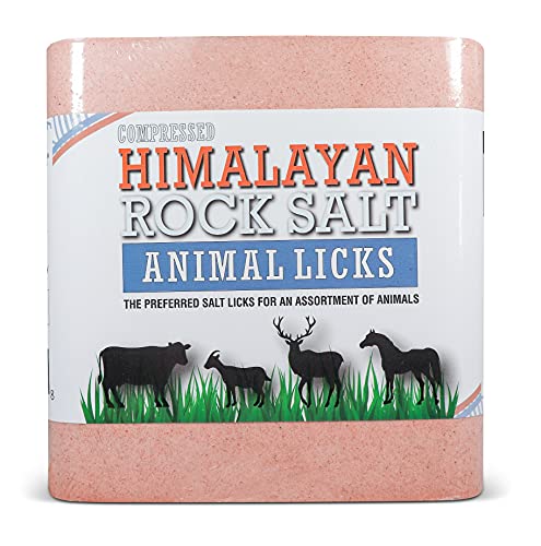 Himalayan Secrets Compressed Salt Lick for Livestock & Wildlife, 22 lb - size: 22 Pound (Pack of 1)