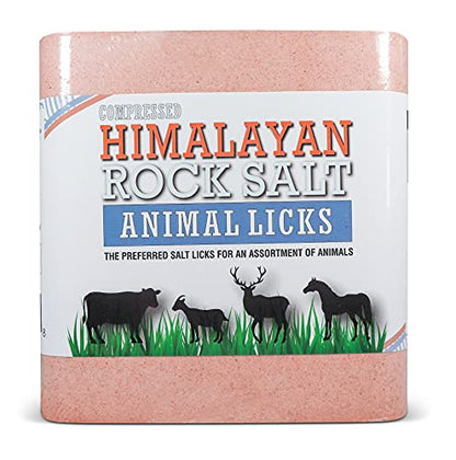 Himalayan Secrets Compressed Salt Lick for Livestock & Wildlife, 22 lb - size: 22 Pound (Pack of 1)