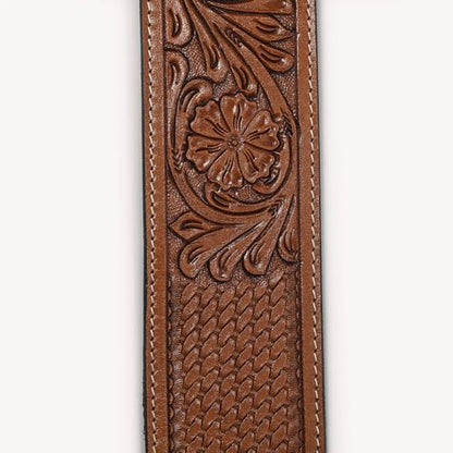 HILASON Horse Western Carved Leather Rear Flank Back Cinch Girth Saddle Billets Comfytack | Billet Strap