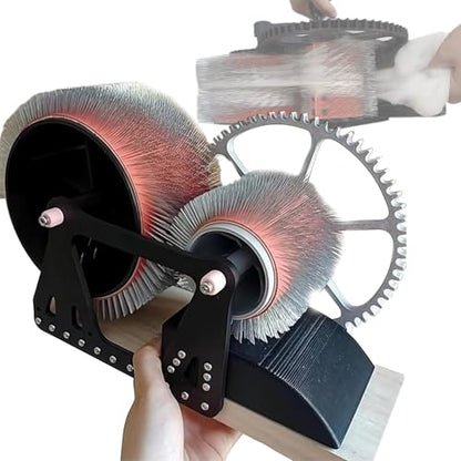 Wool Carding Machine, Manual Wool Felt Drum Carder with Hand Crank, Felt Combing Machine, Fast Color Mixing, Remove Fiber Impurities, for Handicraft Enthusiasts