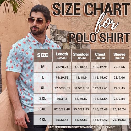 Funny Golf Shirts for Men, Quick Dry Moisture Wicking Polo Shirts - color: Breast Cancer, size: X-Large