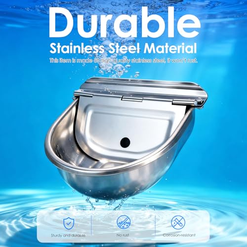 Metal Automatic Chicken Waterer, Duck Waterer No Mess