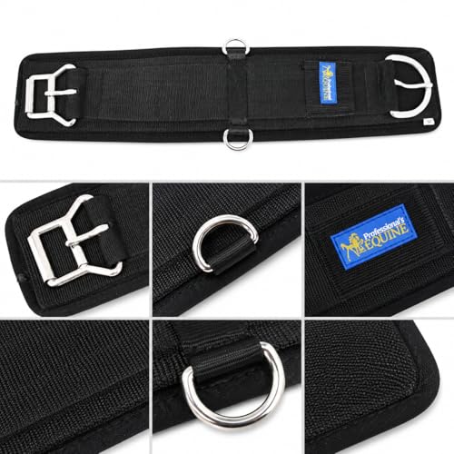 CHALLENGER Professional Equine Horse Western Riding Girth Black Neoprene No Slip Cinch 9791 - size: 28"
