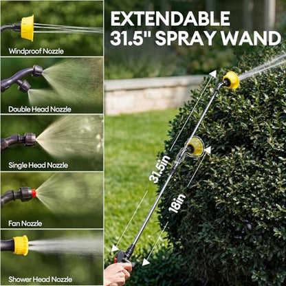 Maygrove 4.2 Gallon Battery Powered Backpack Sprayer