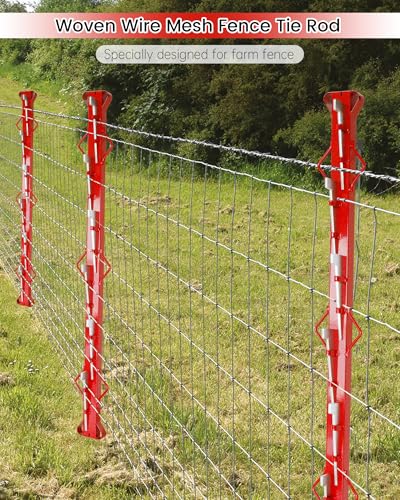 5ft Woven Wire Fence Stretcher Bar with 6 Wedge,Field Fence Stretcher - size: 5ft