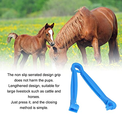 Disposable Umbilical Cord Clamp Household Birth Umbilical Tape Clamp Clips for Cattle and Horse