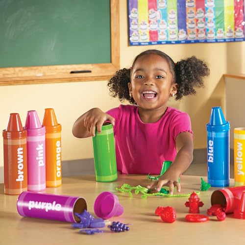 Learning Resources Rainbow Sorting Crayons