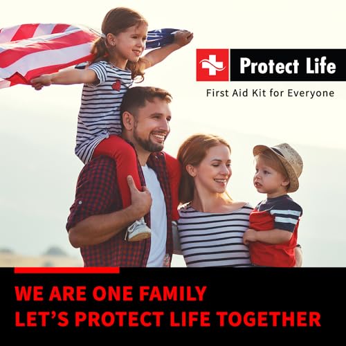 Protect Life Survival First Aid Kit for Home/Business, Camping Kits 160pcs - size: 160 Pieces