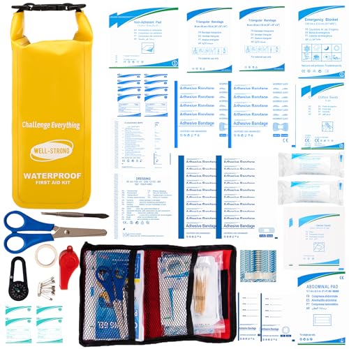 Waterproof First Aid Kit for Boat Marine Roll Top Dry Bag Yellow - color: Ws011-yellow