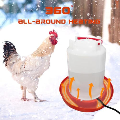 Chicken Water Heater Cord, Freeze-Proof Cable for Poultry Waterers, 1 Pack