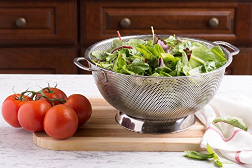 Bellemain Stainless Steel Colander for Kitchen, 3 Qt Pasta & Rice Strainer - size: 3-Quart